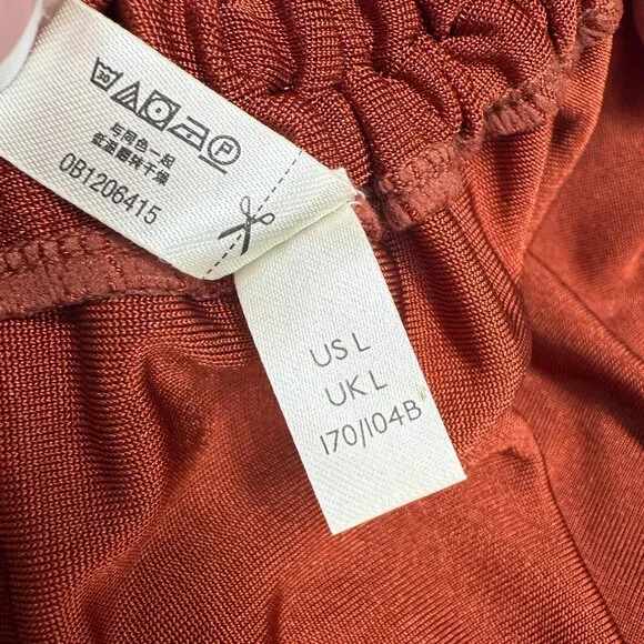 NWT Intimately Free People Meant To Be Women's Ruched Long Sleeve Bodysuit sz L - Picture 8 of 11